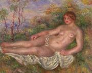 Pierre-Auguste Renoir Reclining Woman Bather oil painting reproduction